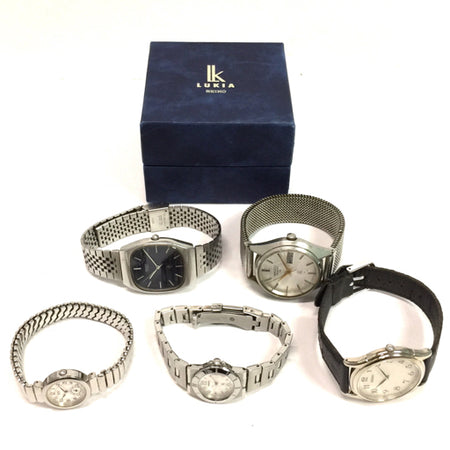 For parts Seiko Watch Set of 5 QZ lk etc. From Japan 001 6333867 - World Quickdo