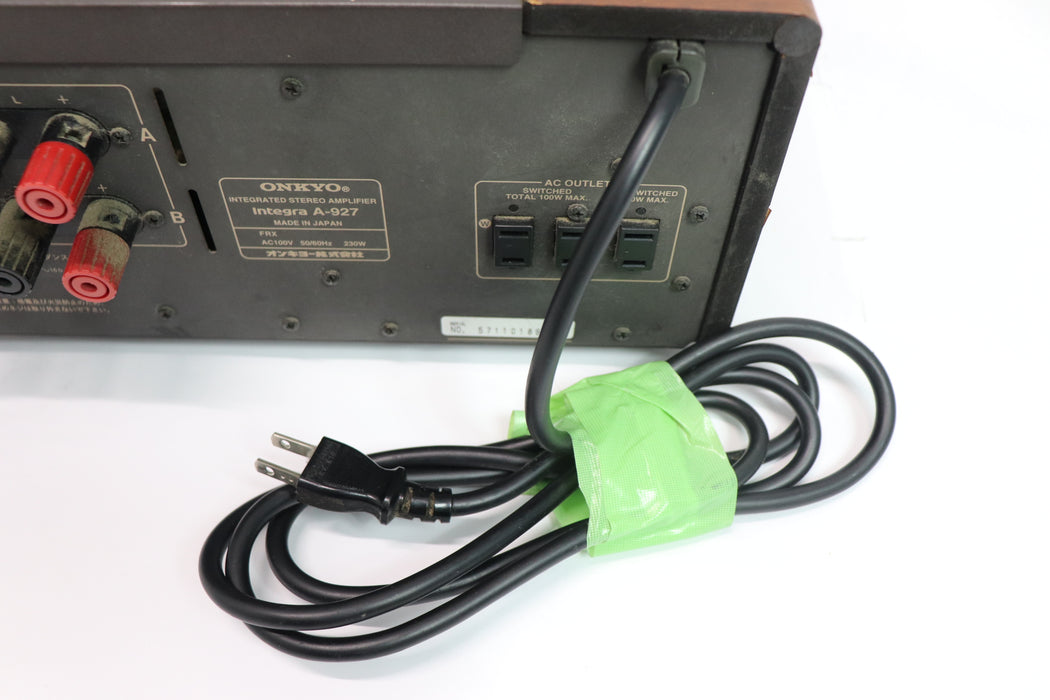 [For parts] Onkyo A-927 Integrated Stereo Amplifier From Japan 080 6246108 - World Quickdo