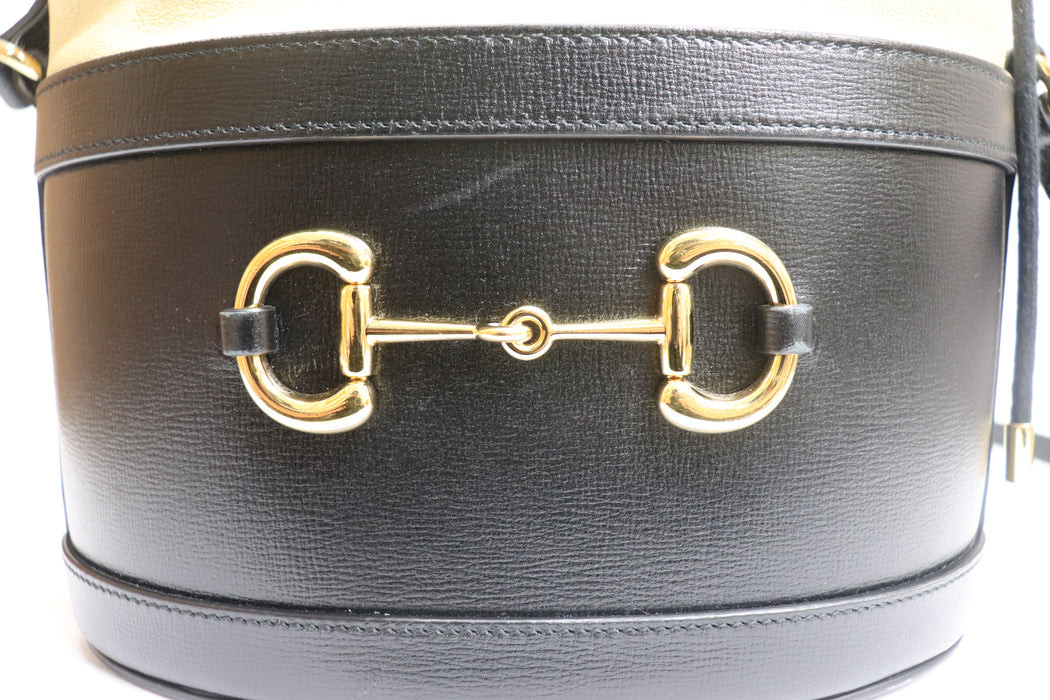 Gucci Horsebit Bucket Drawstring Shoulder Bag 602118 Leather 011 6388310 - World Quickdo