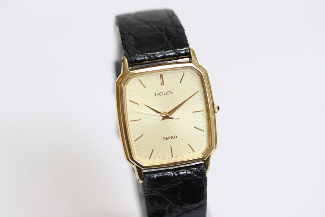 Seiko Dolce Quartz Watch 8N41-5160 27mm From Japan 092 6415238 - World Quickdo