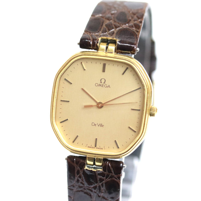 Omega De Ville Quartz Watch Cal.1417 28mm From Japan 007 6391225 - World Quickdo