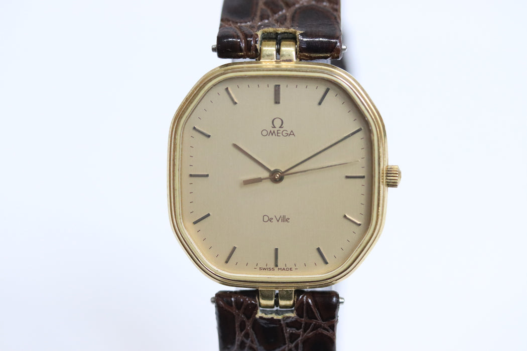 Omega De Ville Quartz Watch Cal.1417 28mm From Japan 007 6391225 - World Quickdo