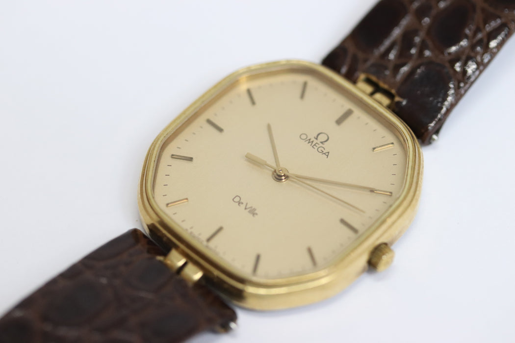 Omega De Ville Quartz Watch Cal.1417 28mm From Japan 007 6391225 - World Quickdo
