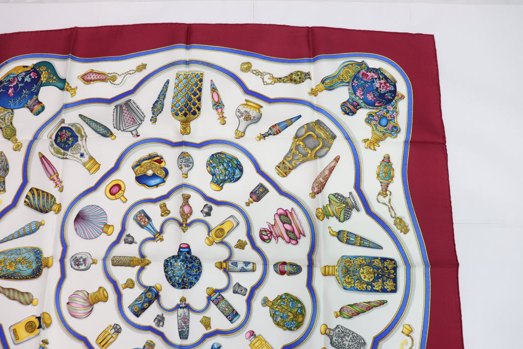 HERMES Silk Scarf Carre 90 "Qu importe le flacon" From Japan 011 6369699 - World Quickdo