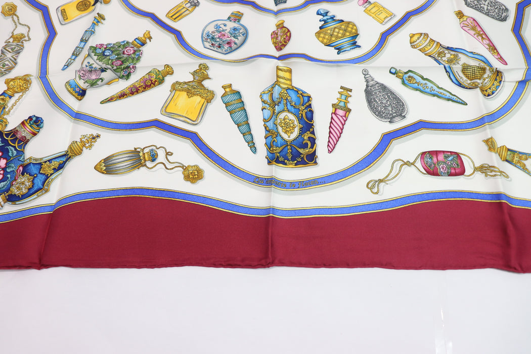 HERMES Silk Scarf Carre 90 "Qu importe le flacon" From Japan 011 6369699 - World Quickdo