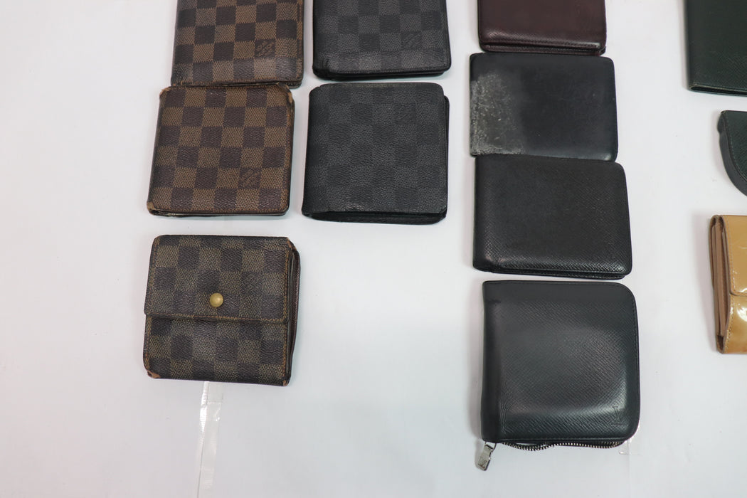 Louis Vuitton Wallet Set of 19 Damier canvas etc. From Japan 011 6371109 - World Quickdo