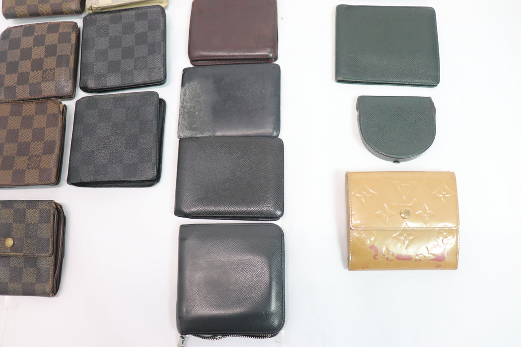 Louis Vuitton Wallet Set of 19 Damier canvas etc. From Japan 011 6371109 - World Quickdo