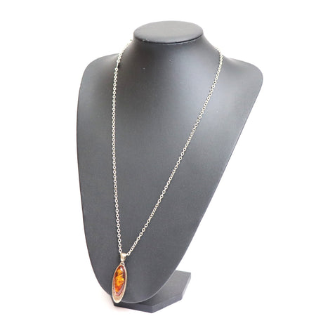 Georg Jensen Amber Necklace 925 With Box From Japan 218 6418574 - World Quickdo