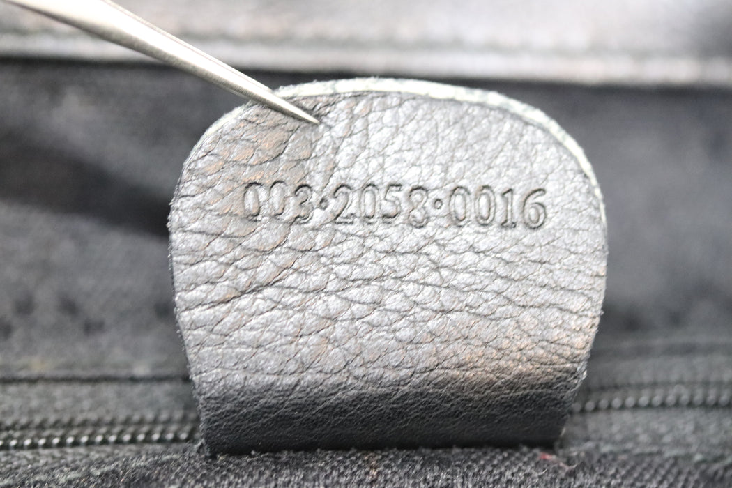 Gucci Bamboo Leather 003.2058 Black Backpack From Japan 272 6418108 - World Quickdo