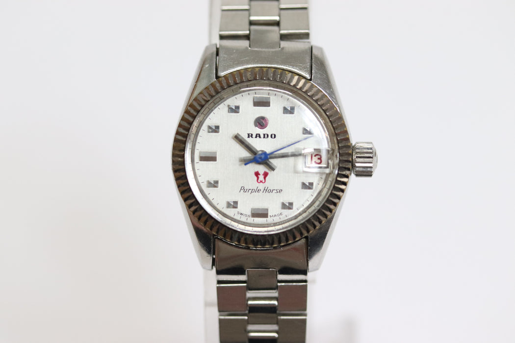 Rado Watch Set of 3 Jubile 160.0282.3 Purple Horse From Japan 218 6418594 - World Quickdo