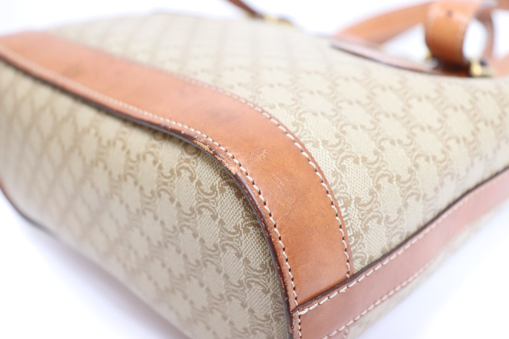 Celine Macadam PVC Leather Handbag Tote From Japan 076 6418605 - World Quickdo
