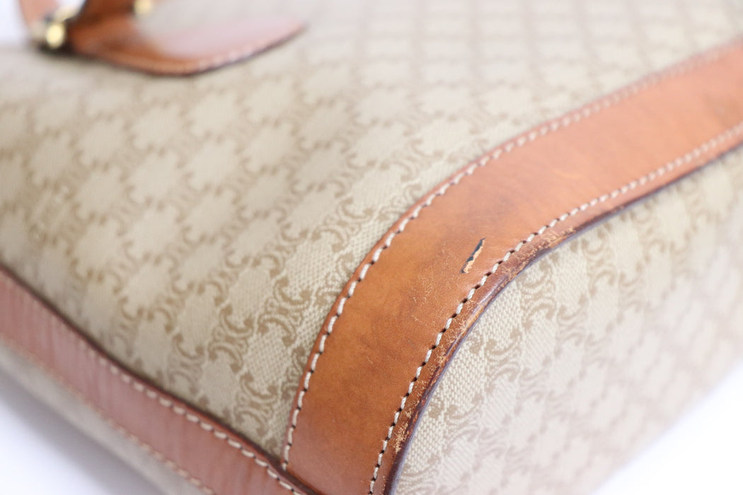 Celine Macadam PVC Leather Handbag Tote From Japan 076 6418605 - World Quickdo