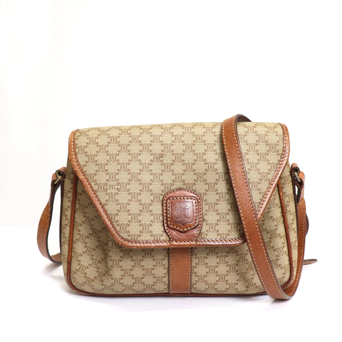 Celine Macadam PVC Leather Shoulder Bag From Japan 076 6418607 - World Quickdo