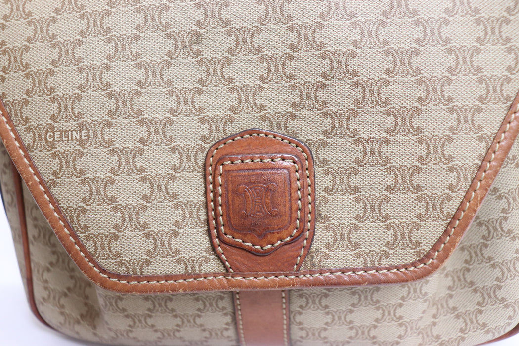 Celine Macadam PVC Leather Shoulder Bag From Japan 076 6418607 - World Quickdo