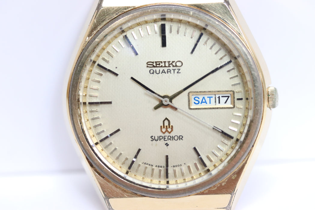 Seiko Superior Quartz Watch 4883-8001 36mm From Japan 279 6418969 - World Quickdo