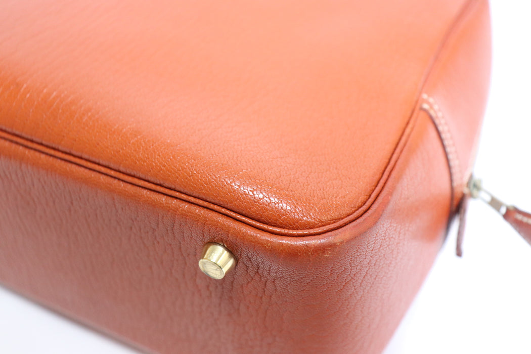 HERMES Plume 32 Leather Handbag From Japan 272 6420384