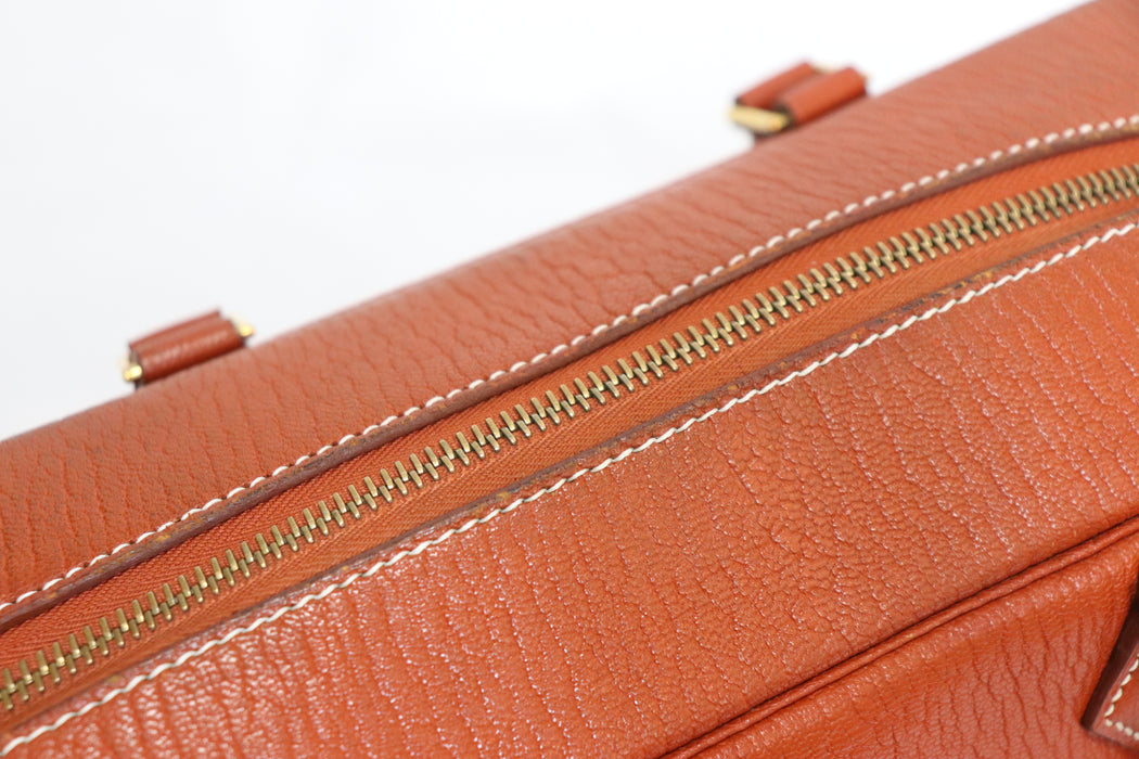 HERMES Plume 32 Leather Handbag From Japan 272 6420384