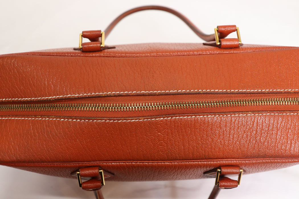 HERMES Plume 32 Leather Handbag From Japan 272 6420384