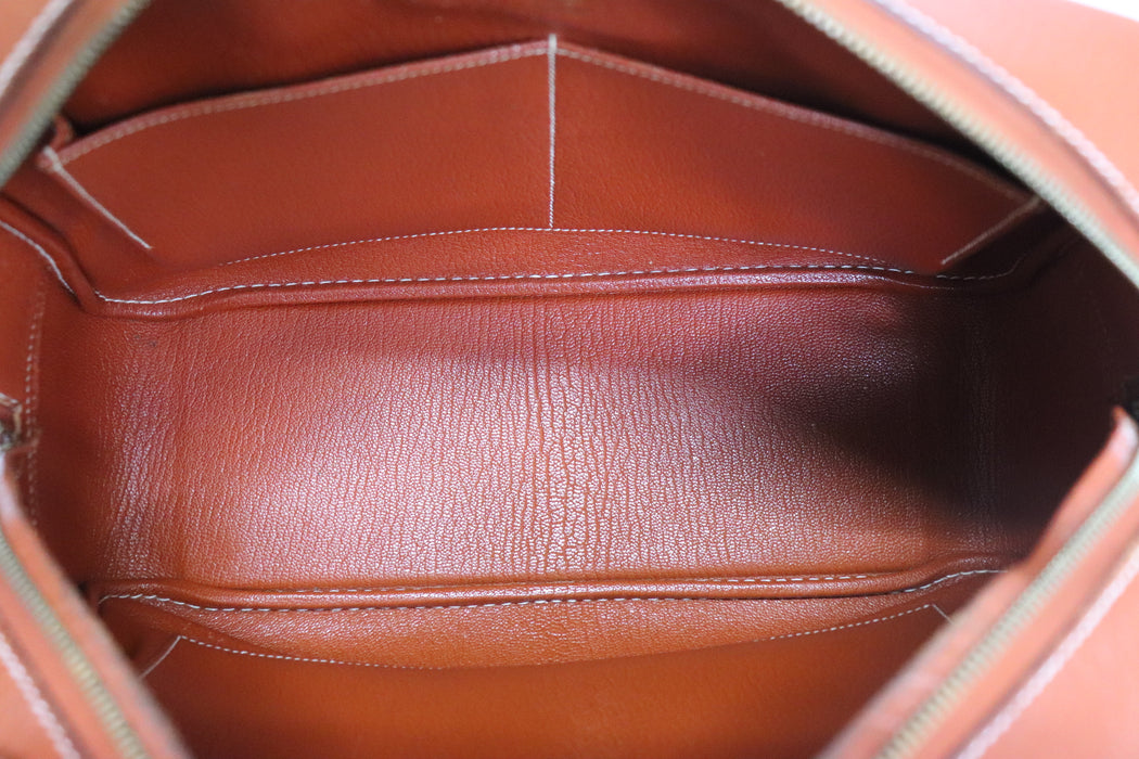 HERMES Plume 32 Leather Handbag From Japan 272 6420384