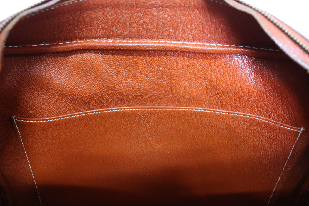 HERMES Plume 32 Leather Handbag From Japan 272 6420384