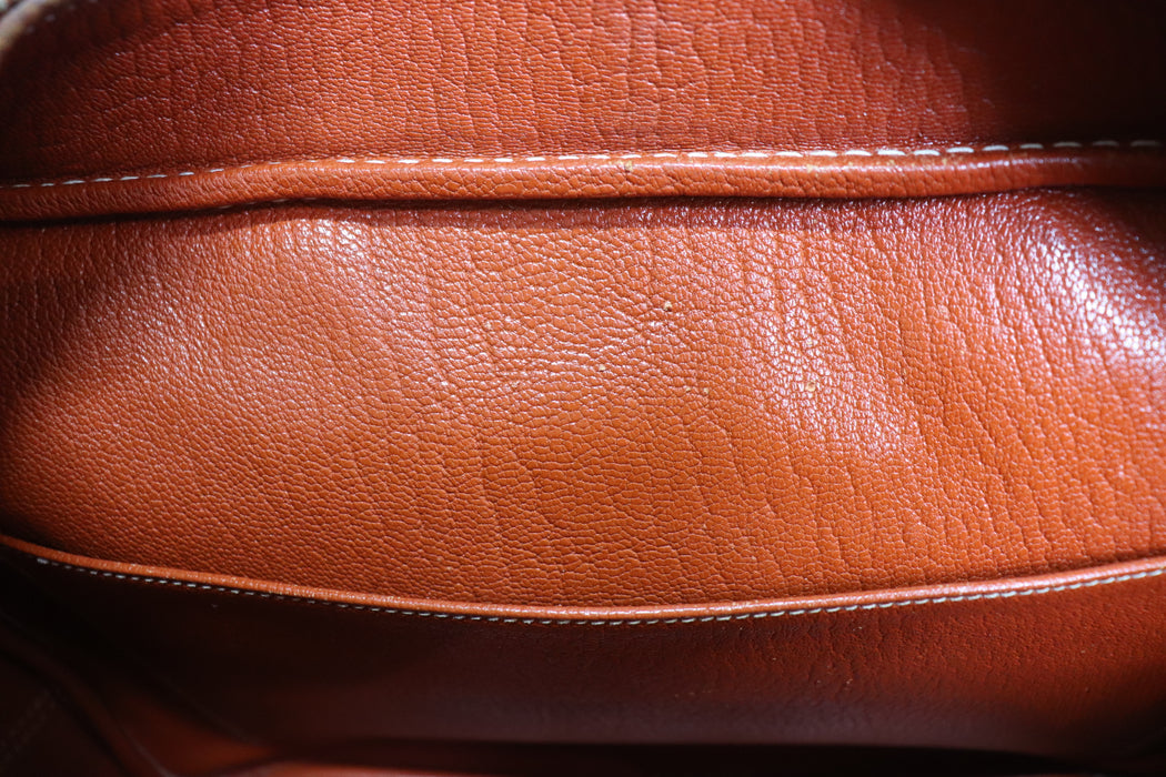 HERMES Plume 32 Leather Handbag From Japan 272 6420384