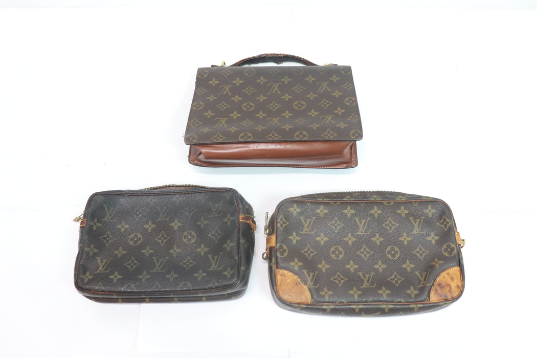 Louis Vuitton Bag Set of 3 M51847 M51187 M51825 From Japan 011 6372427 - World Quickdo