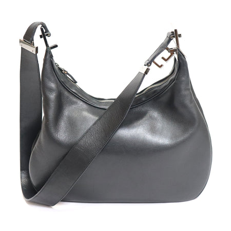 Gucci Hobo Shoulder Bag Leather Black 001.3315 From Japan 002 6419695 - World Quickdo