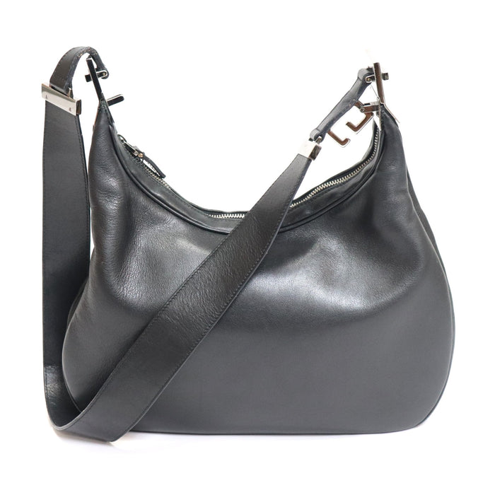 Gucci Hobo Shoulder Bag Leather Black 001.3315 From Japan 002 6419695 - World Quickdo