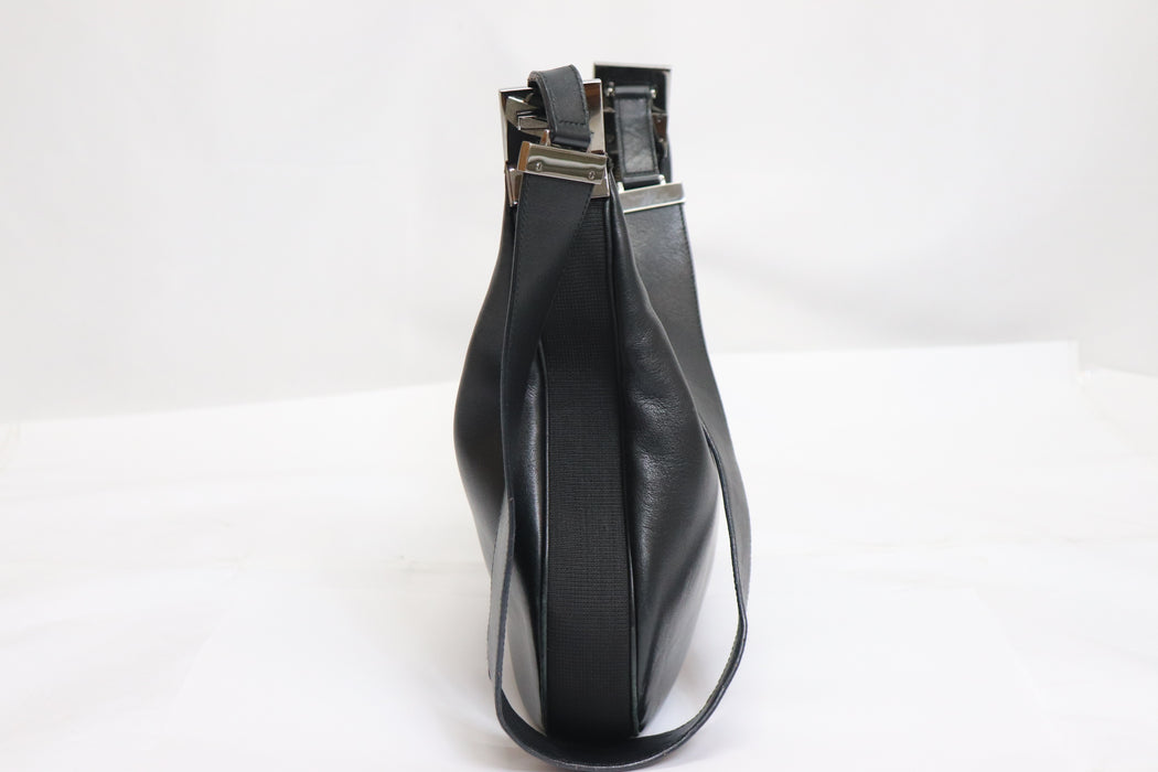 Gucci Hobo Shoulder Bag Leather Black 001.3315 From Japan 002 6419695 - World Quickdo