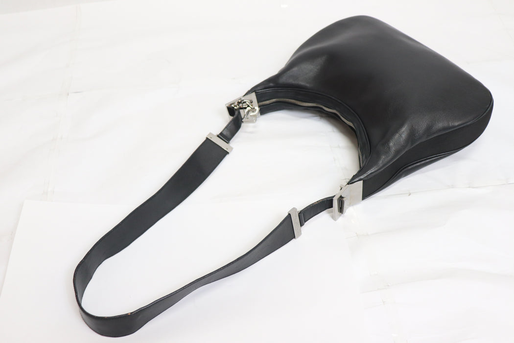 Gucci Hobo Shoulder Bag Leather Black 001.3315 From Japan 002 6419695 - World Quickdo