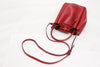 Burberry Mini Bucket Bag TB Shoulder Bag Leather Red From Japan 002 6419700 - World Quickdo