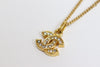 Chanel CC Rhinestone Necklace Gold Tone From Japan 272 6420418 - World Quickdo