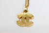 Chanel CC Rhinestone Necklace Gold Tone From Japan 272 6420418 - World Quickdo
