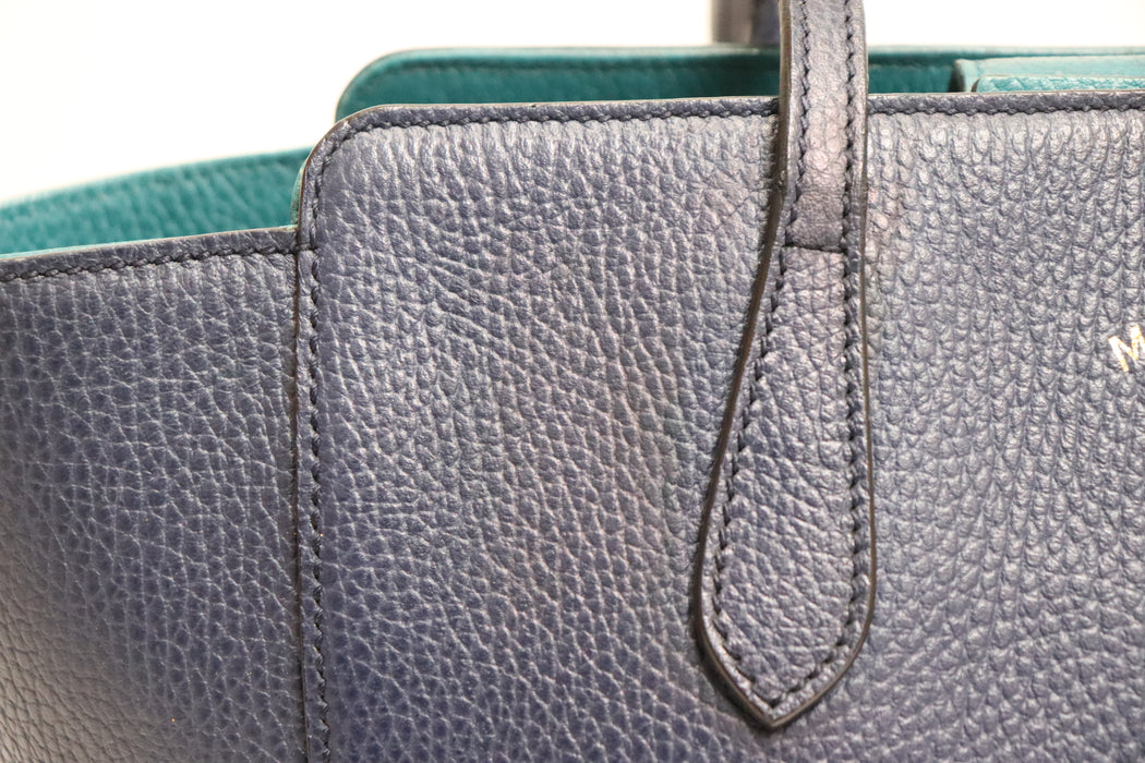 Gucci Swing Tote Bag 354408 Blue From Japan 272 6420404 - World Quickdo