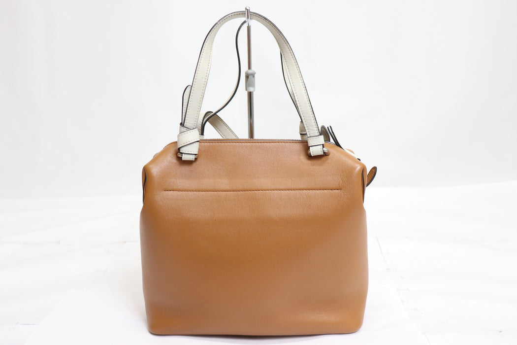 Celine Small Soft Cube 2way Handbag Brown From Japan 272 6420411
