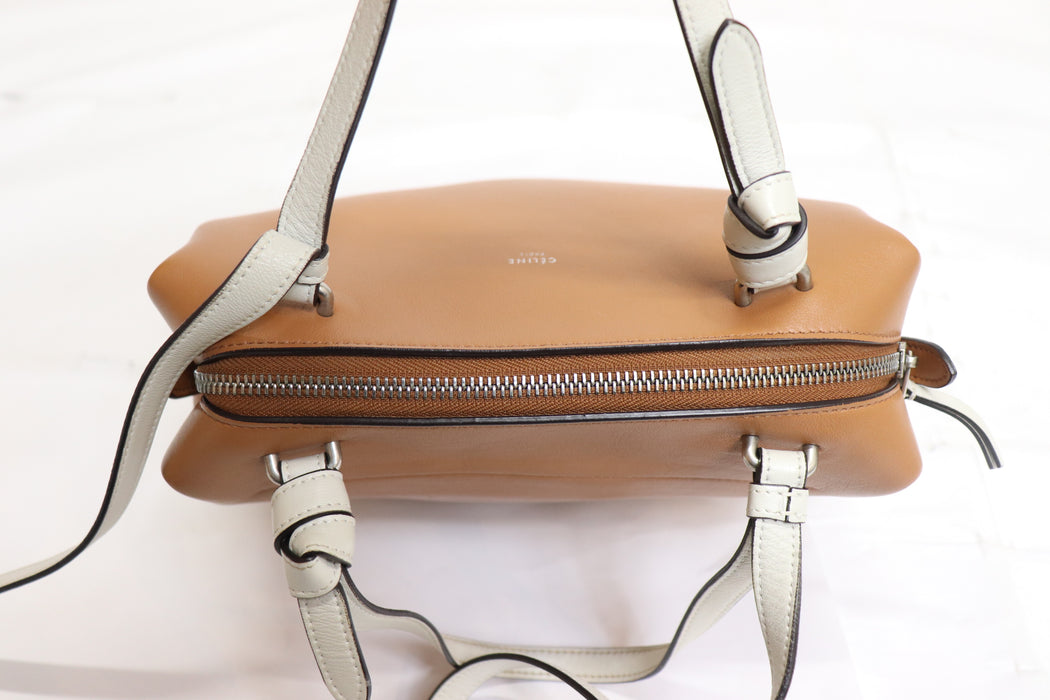 Celine Small Soft Cube 2way Handbag Brown From Japan 272 6420411