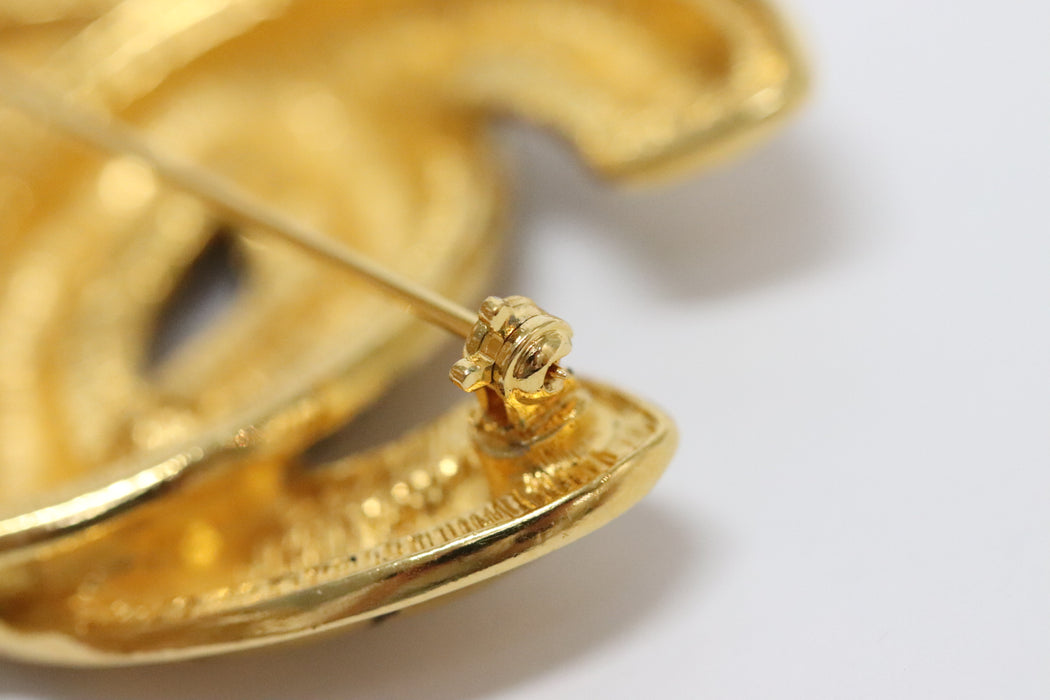 Chanel CC Coco Mark Brooch Gold Tone From Japan 218 6420504 - World Quickdo
