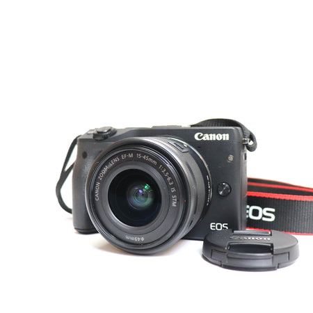 [VG] Canon EOS M3 24.2MP Mirrorless Camera 15-45mm f/3.5-6.3 285 6422172 - World Quickdo