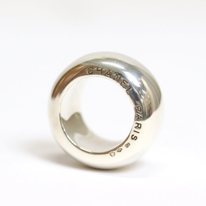 Chanel Silver 925 Ring US7.5 From Japan 218 6422157 - World Quickdo
