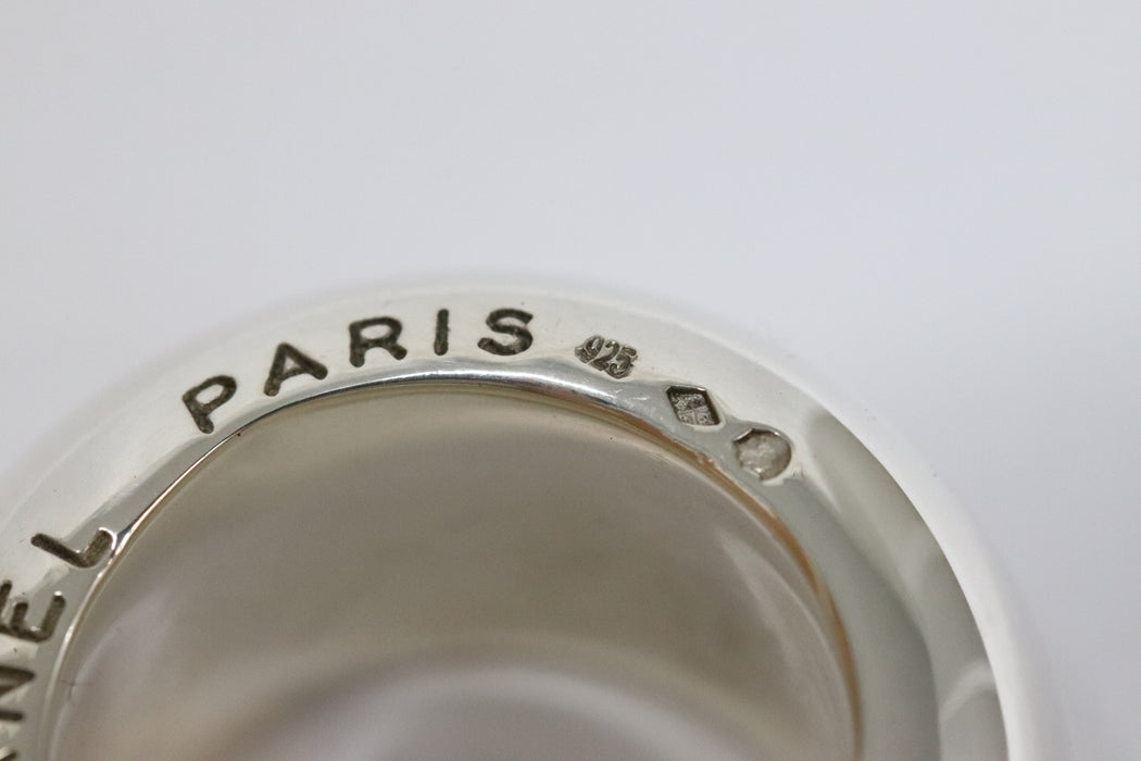 Chanel Silver 925 Ring US7.5 From Japan 218 6422157 - World Quickdo
