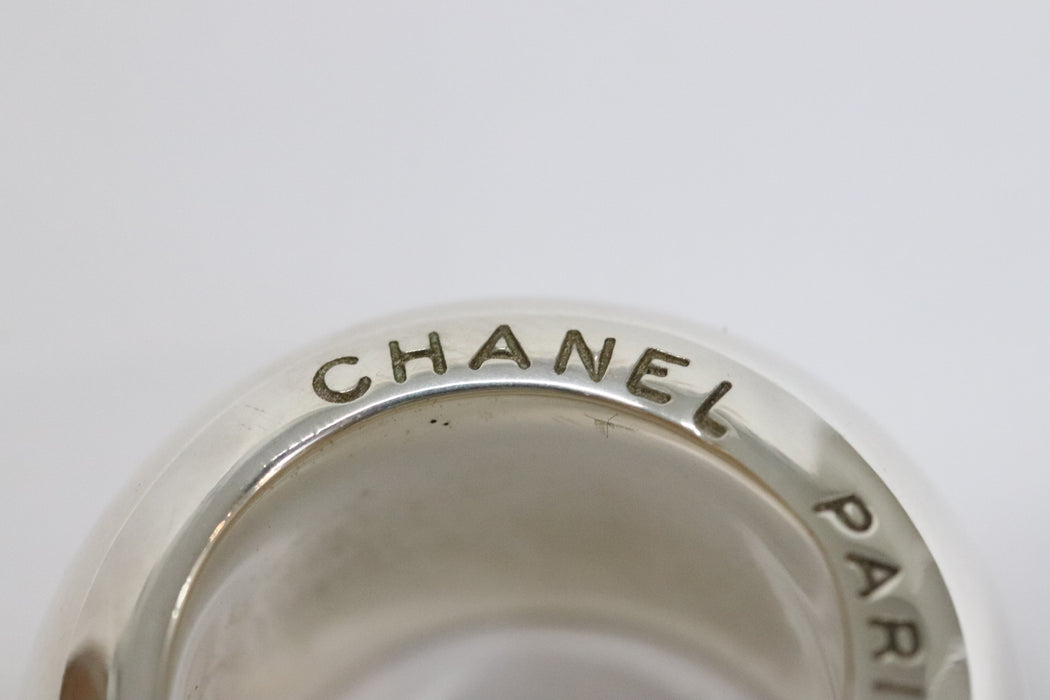 Chanel Silver 925 Ring US7.5 From Japan 218 6422157 - World Quickdo