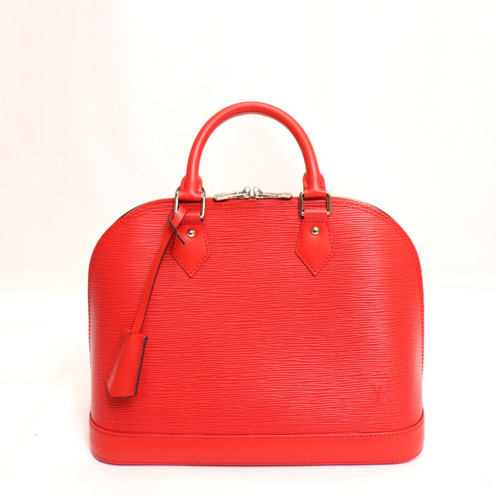 Louis Vuitton Epi Alma PM Hand Bag Coquelicot Red M41154 002 6423117 - World Quickdo