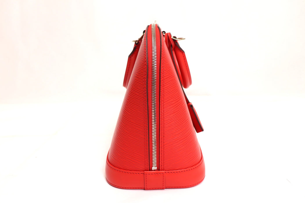 Louis Vuitton Epi Alma PM Hand Bag Coquelicot Red M41154 002 6423117 - World Quickdo