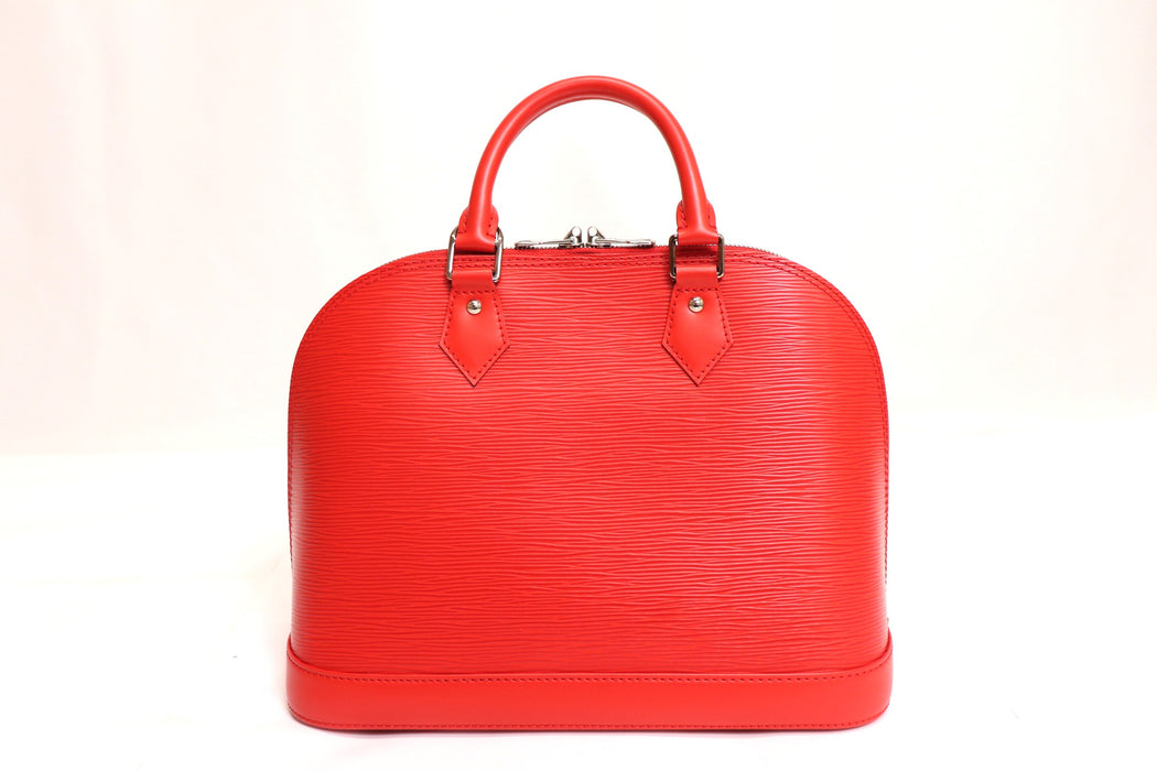 Louis Vuitton Epi Alma PM Hand Bag Coquelicot Red M41154 002 6423117 - World Quickdo