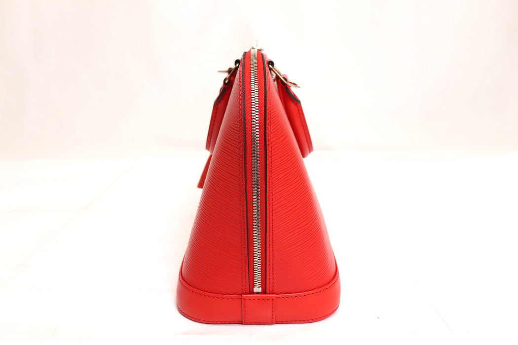 Louis Vuitton Epi Alma PM Hand Bag Coquelicot Red M41154 002 6423117 - World Quickdo
