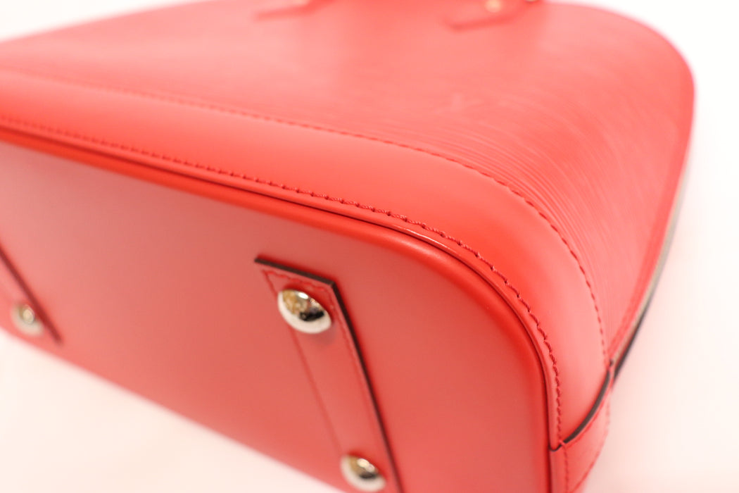 Louis Vuitton Epi Alma PM Hand Bag Coquelicot Red M41154 002 6423117 - World Quickdo