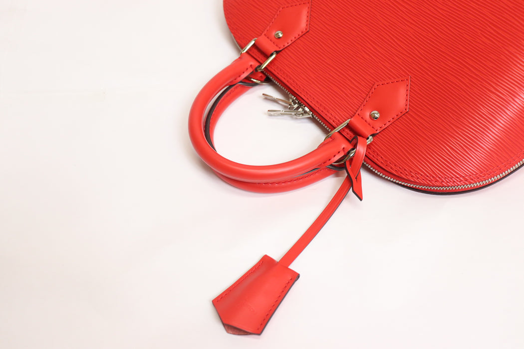 Louis Vuitton Epi Alma PM Hand Bag Coquelicot Red M41154 002 6423117 - World Quickdo