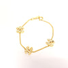 Chanel CC Coco Mark Rhinestone Bracelet Gold Tone From Japan 218 6422441 - World Quickdo