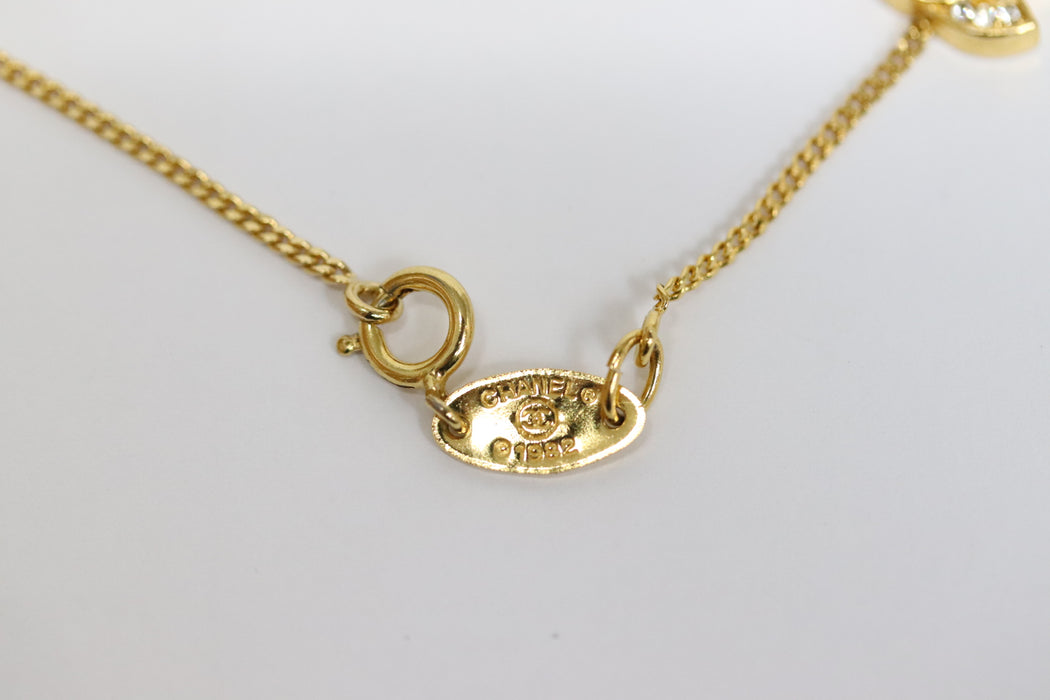 Chanel CC Coco Mark Rhinestone Bracelet Gold Tone From Japan 218 6422441 - World Quickdo