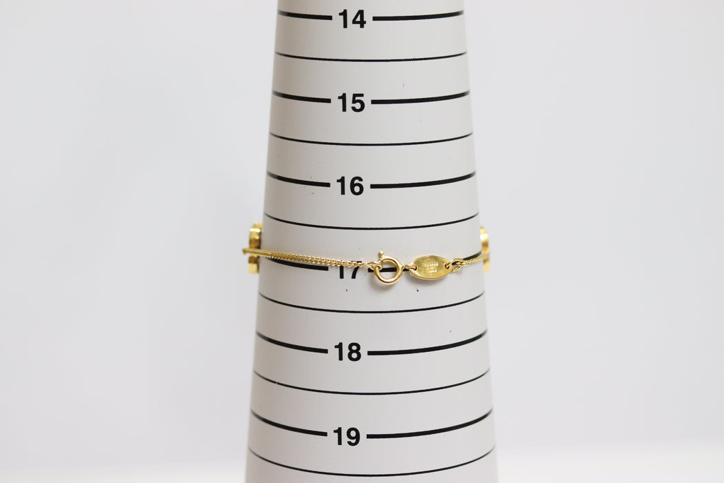 Chanel CC Coco Mark Rhinestone Bracelet Gold Tone From Japan 218 6422441 - World Quickdo